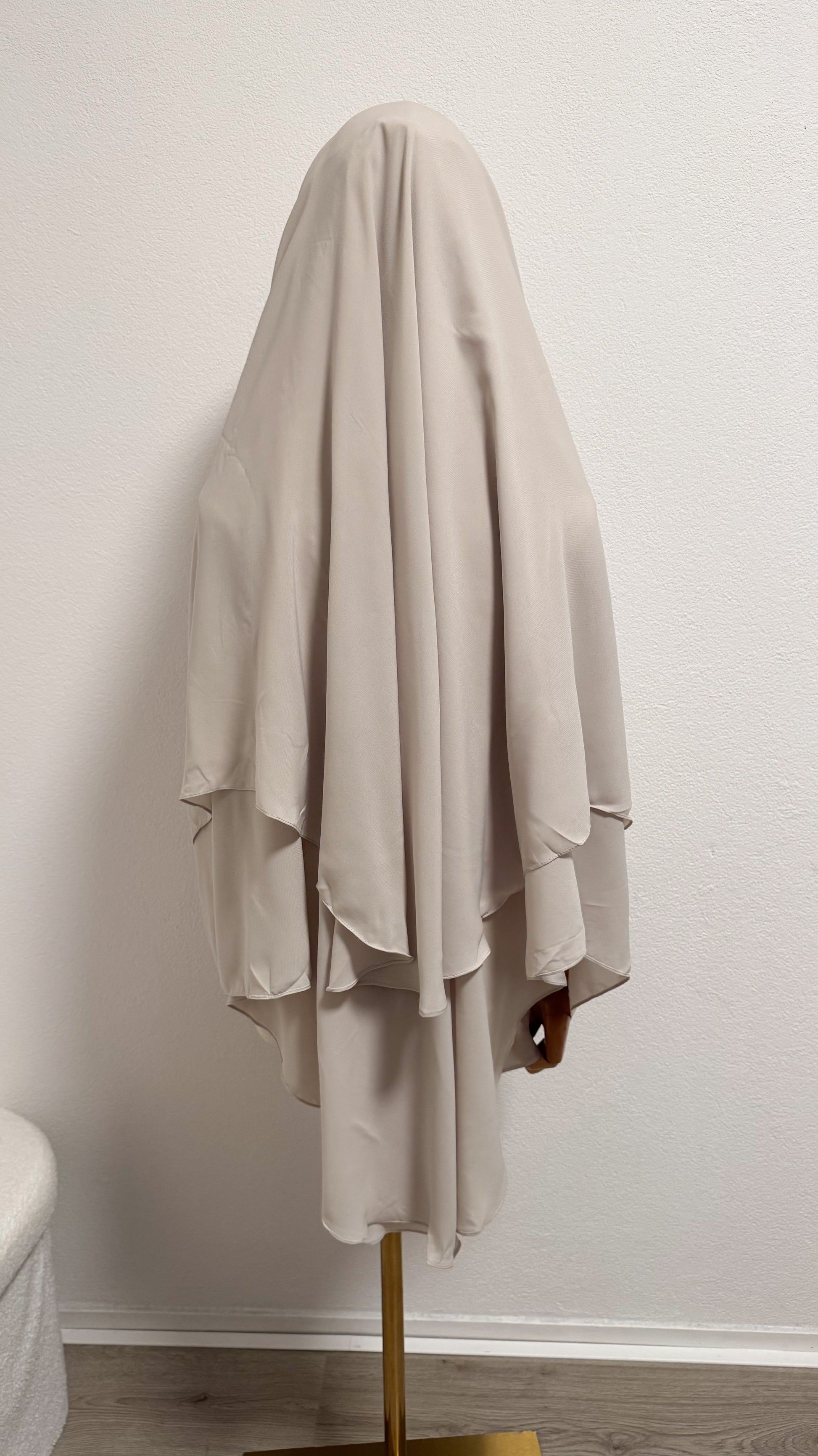Niqab Asiyah with clips - Cream - Gamila Muslimah