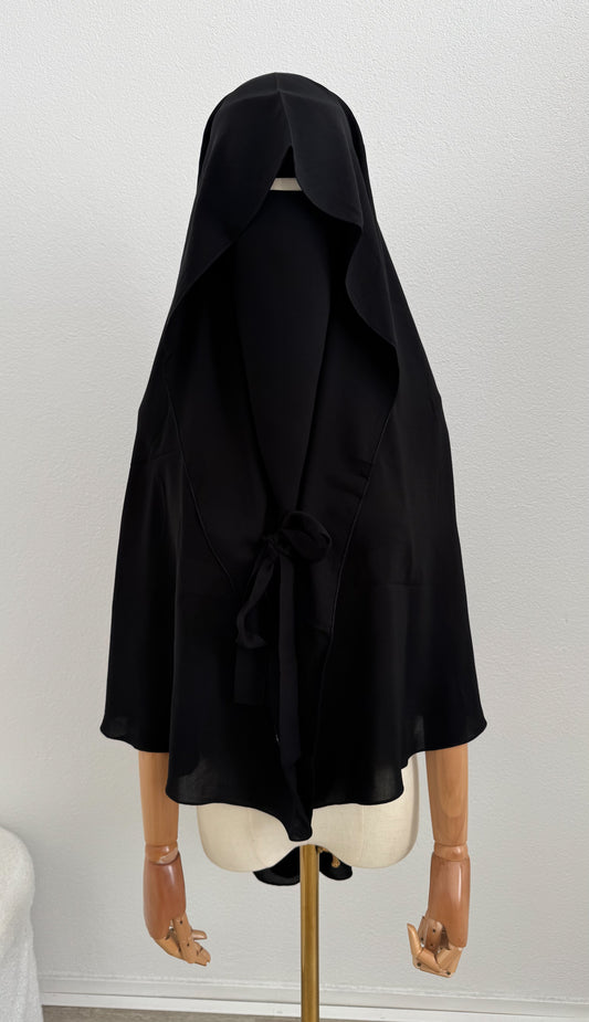 Set Veiled Noor- Cape & Niqab with flap - Gamila Muslimah
