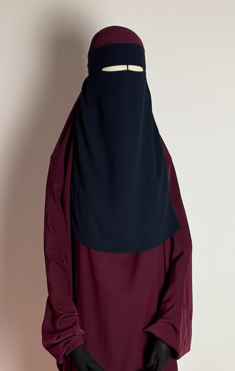 Simple Niqab with nose string - Night Sky - Gamila Muslimah