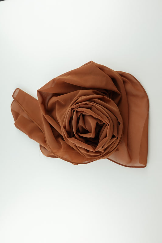 Chiffon Headscarf - Carmel