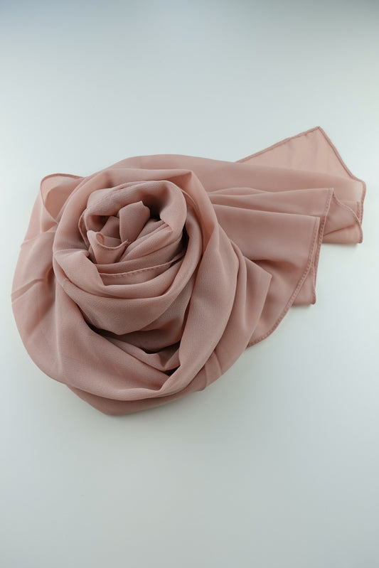 Chiffon Headscarf - Pink